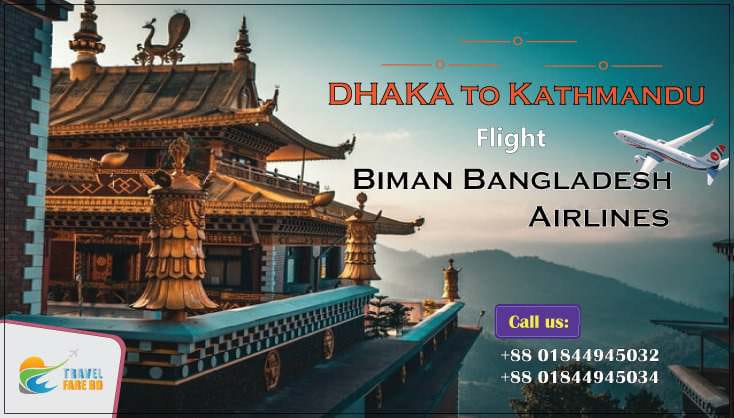 Biman Bangladesh Airlines Dhaka To Katmandu flight